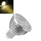 MR16 4w cálida de alta potencia blanco se centran 4 LED punto bombillas de la lámpara ac / dc 12v
